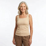 Women's Support Top Built-In Support Soft Breathable Fabric