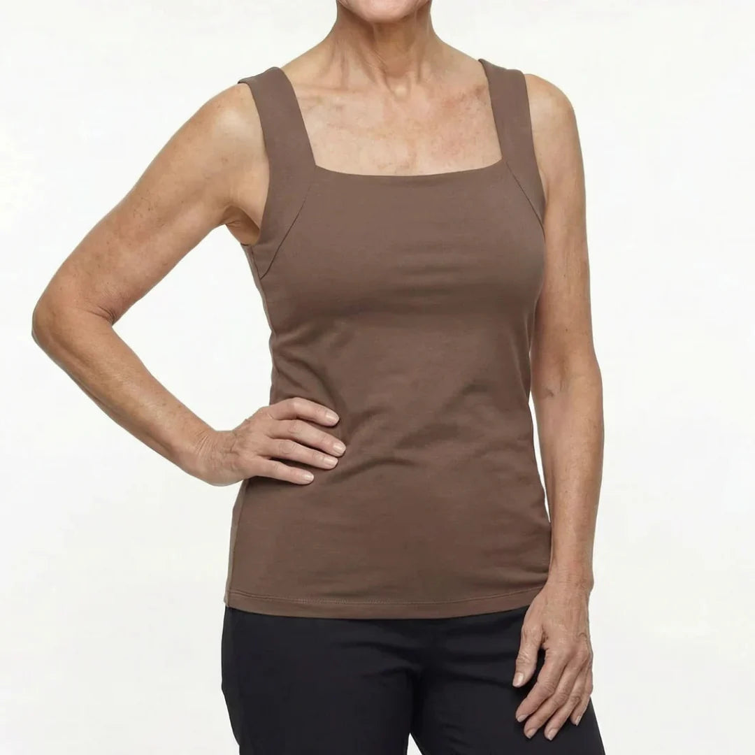 Women's Support Top Built-In Support Soft Breathable Fabric