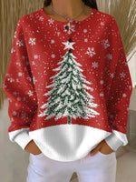 Women's Sweater Thick Waffle Knit Brushed Interior Warmth