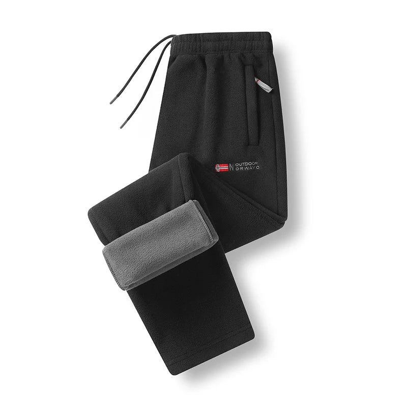 Women's Thermal Pants Fleece-Lined Zip Pockets