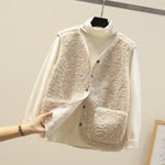 Women's Vest Lambswool Fine Knit Breathable Warmth