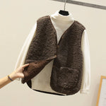 Women's Vest Lambswool Fine Knit Breathable Warmth