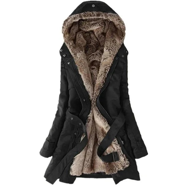 Women's Winter Coat Faux Fur Lined Lightweight Warmth