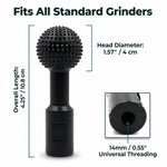 Wood Carving Rasp Ball-Shaped Carbon Steel for Angle Grinder