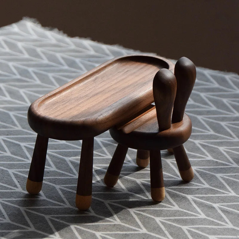 Wooden Phone Holder Universal Compact Desk Stand