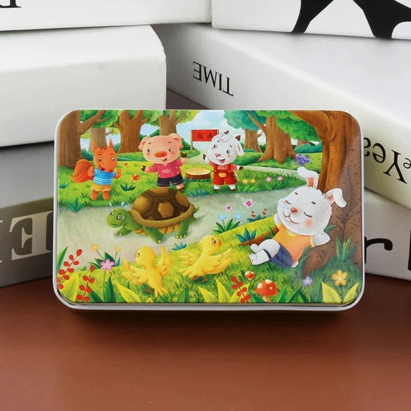 Wooden Puzzle 60 Pieces Animal & Vehicle Designs