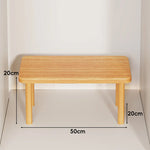 Wooden Riser Table Solid Wood Adjustable Height Removable Legs