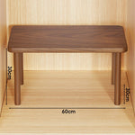 Wooden Riser Table Solid Wood Adjustable Height Removable Legs