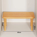 Wooden Riser Table Solid Wood Adjustable Height Removable Legs