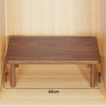 Wooden Riser Table Solid Wood Adjustable Height Removable Legs