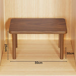 Wooden Riser Table Solid Wood Adjustable Height Removable Legs