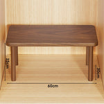 Wooden Riser Table Solid Wood Adjustable Height Removable Legs