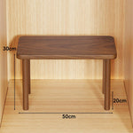 Wooden Riser Table Solid Wood Adjustable Height Removable Legs