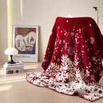 Wool Blanket Fluffy Soft Cartoon Designs Lightweight