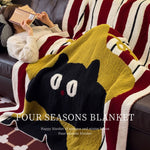 Wool Blanket Fluffy Soft Cartoon Designs Lightweight