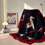 Wool Blanket Fluffy Soft Cartoon Designs Lightweight