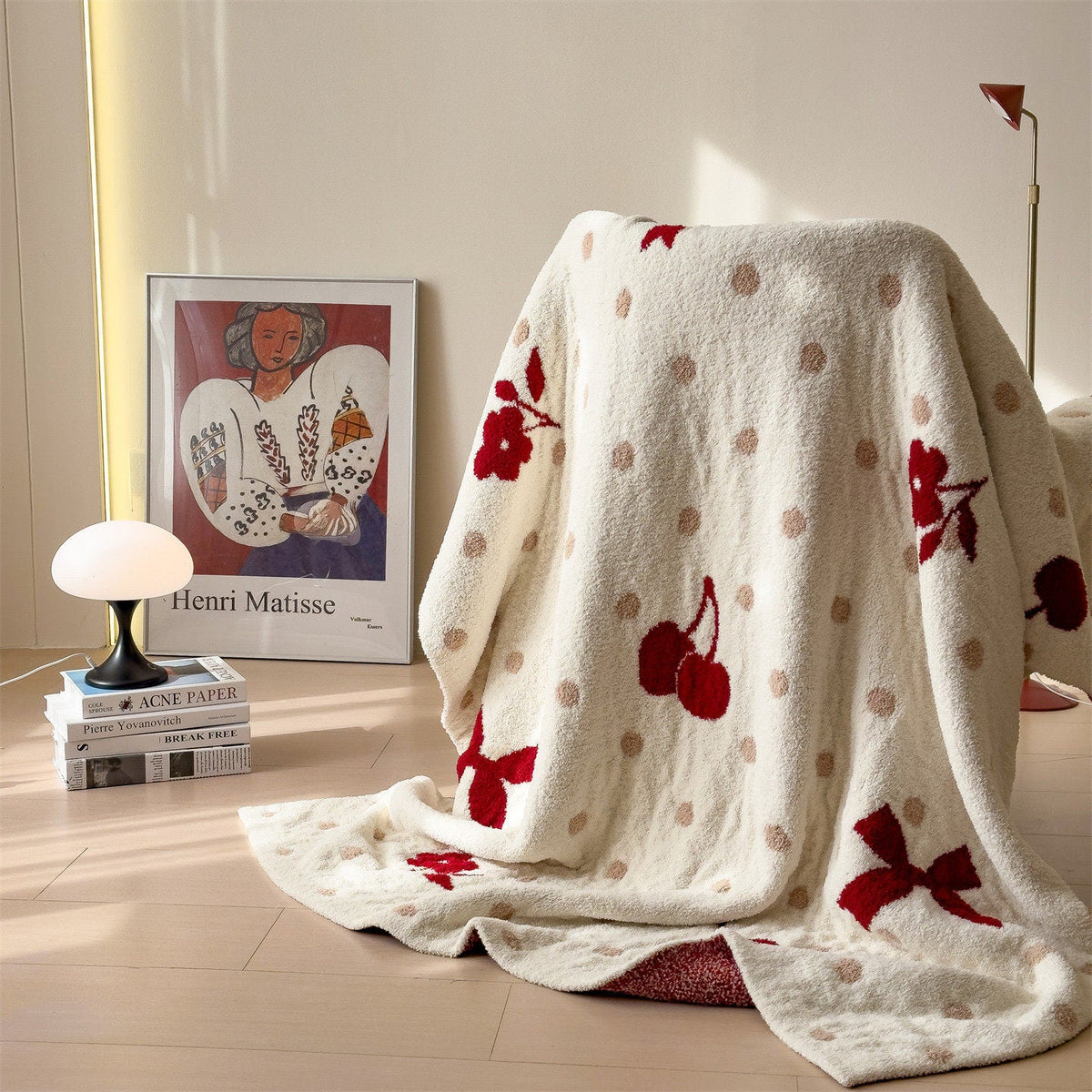 Wool Blanket Fluffy Soft Cartoon Designs Lightweight