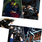 Work Gloves Built-In LED Lights Waterproof Cotton Blend
