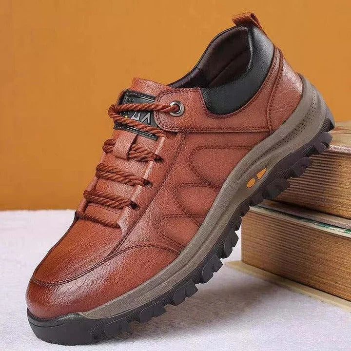 Work Shoes Raised Arch Support Cushioned Grip Sole