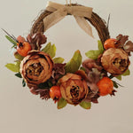 Wreath Rustic Lifelike Artificial Flowers & Greenery Maintenance-Free