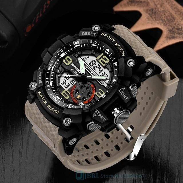Wristwatch Rugged Military-Style Water-Resistant & Lightweight