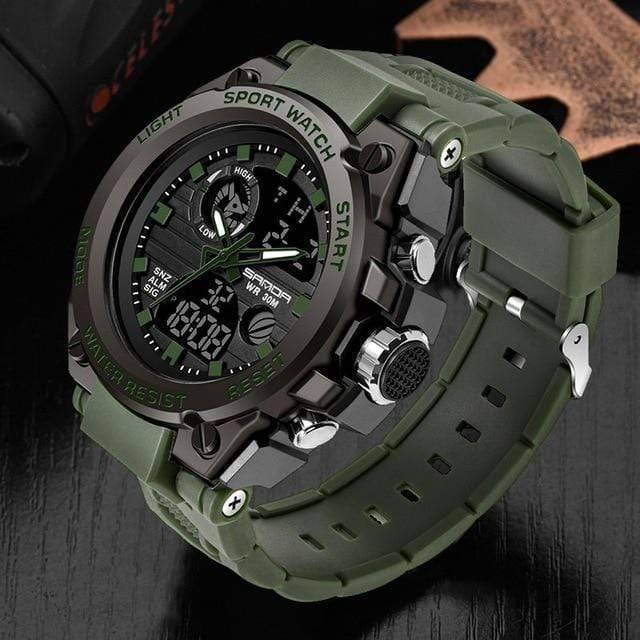 Wristwatch Rugged Military-Style Water-Resistant & Lightweight