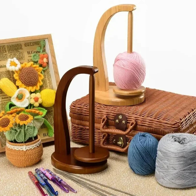 Yarn Organizer Wooden Tangle-Free