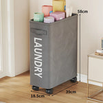 Yoga Mat Storage Cart Dual Compartments Locking Wheels