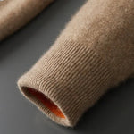 Zip Jacket Reversible Cashmere Wool Blend With Hood