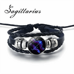 Zodiac Bracelet Adjustable Stretch Cord Personalized Sign Charm