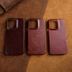iPhone Case Genuine Cowhide Leather Slim & Protective