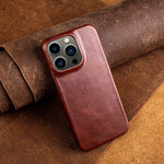 iPhone Case Genuine Cowhide Leather Slim & Protective