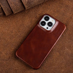 iPhone Case Genuine Cowhide Leather Slim & Protective