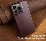 iPhone Case Genuine Cowhide Leather Slim & Protective