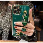iPhone Case Heart Detail Shock-Protection Bumper