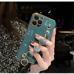 iPhone Case Heart Detail Shock-Protection Bumper
