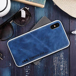 iPhone Case Leather Back Drop-Resistant Fitted Design