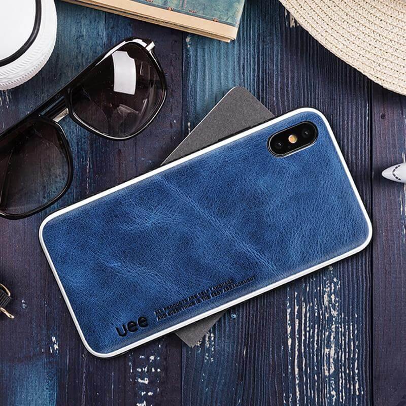 iPhone Case Leather Back Drop-Resistant Fitted Design