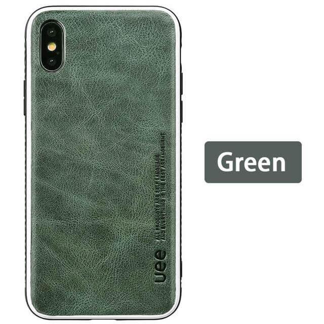 iPhone Case Leather Back Drop-Resistant Fitted Design