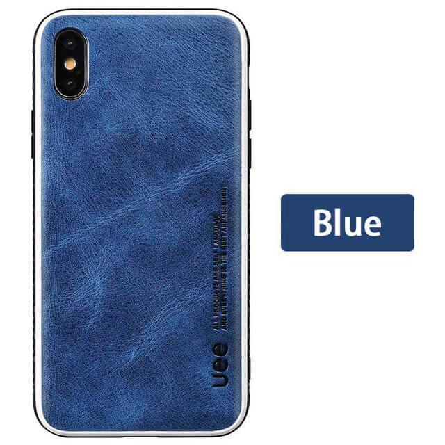 iPhone Case Leather Back Drop-Resistant Fitted Design
