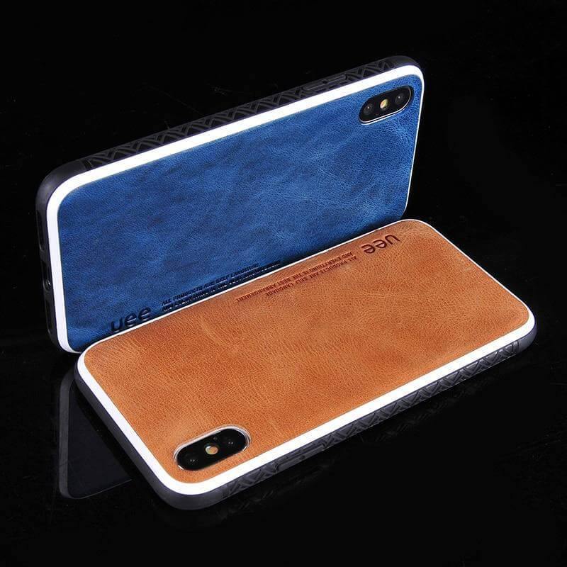 iPhone Case Leather Back Drop-Resistant Fitted Design