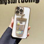 iPhone Case Liquid Glitter Full-Coverage Bumper Protection