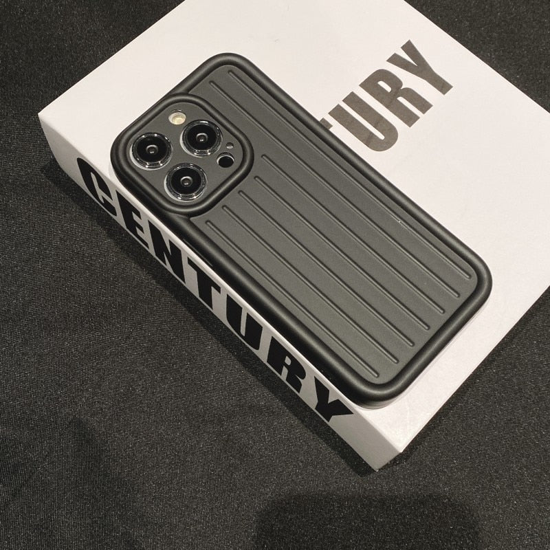 iPhone Case Luggage-Inspired Shockproof Scratch-Resistant Protection