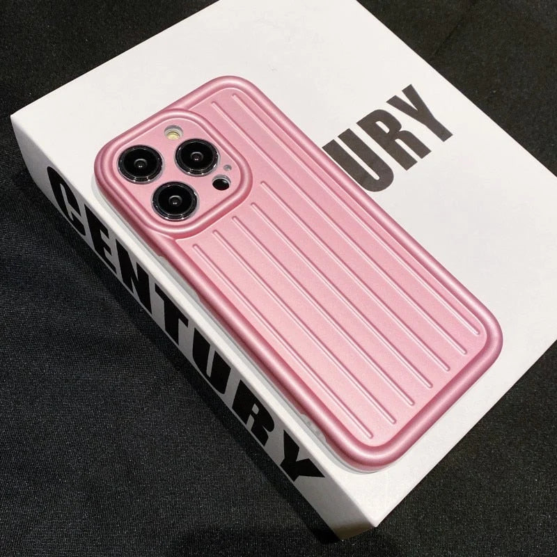 iPhone Case Luggage-Inspired Shockproof Scratch-Resistant Protection