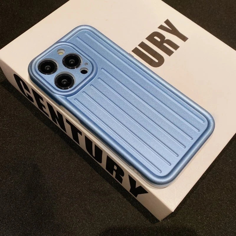 iPhone Case Luggage-Inspired Shockproof Scratch-Resistant Protection