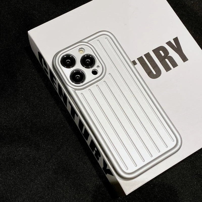 iPhone Case Luggage-Inspired Shockproof Scratch-Resistant Protection