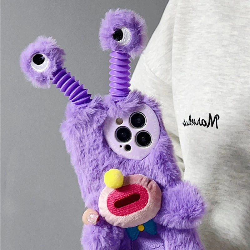 iPhone Case Plush LED Shockproof