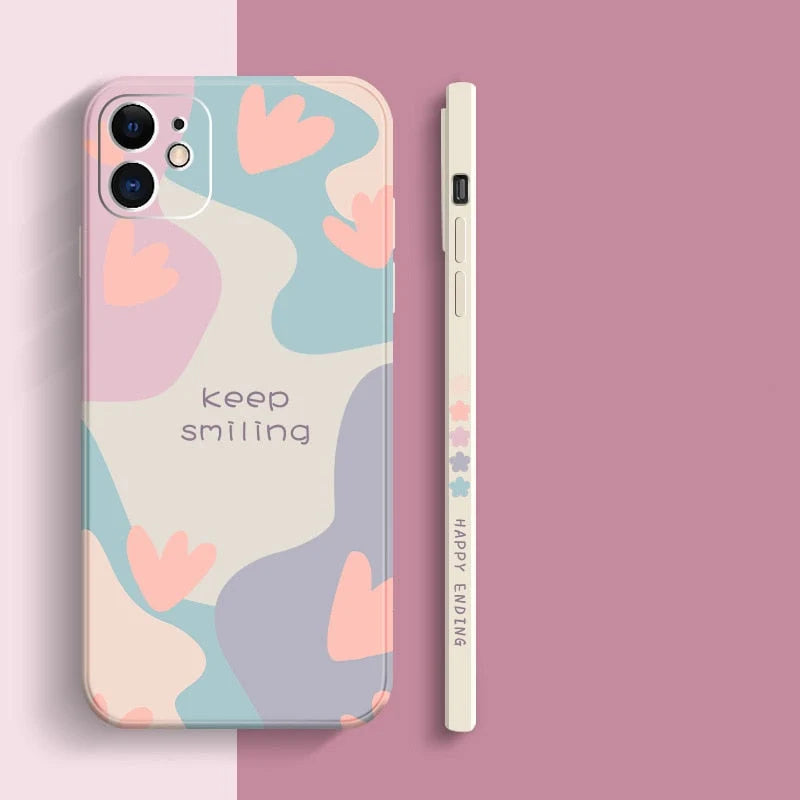 iPhone Case Retro Geometric Matte Anti-Scratch Non-Slip