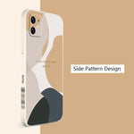 iPhone Case Retro Geometric Matte Anti-Scratch Non-Slip