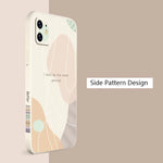 iPhone Case Retro Geometric Matte Anti-Scratch Non-Slip